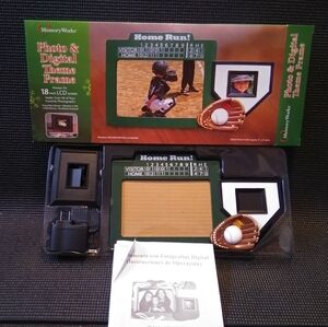 Digital Baseball Theme Picture Frame
